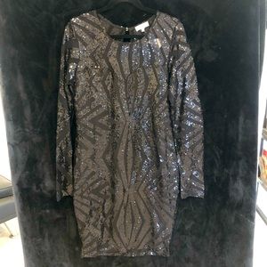 Plus size sequin dress